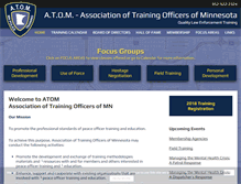 Tablet Screenshot of mnpolicetraining.org